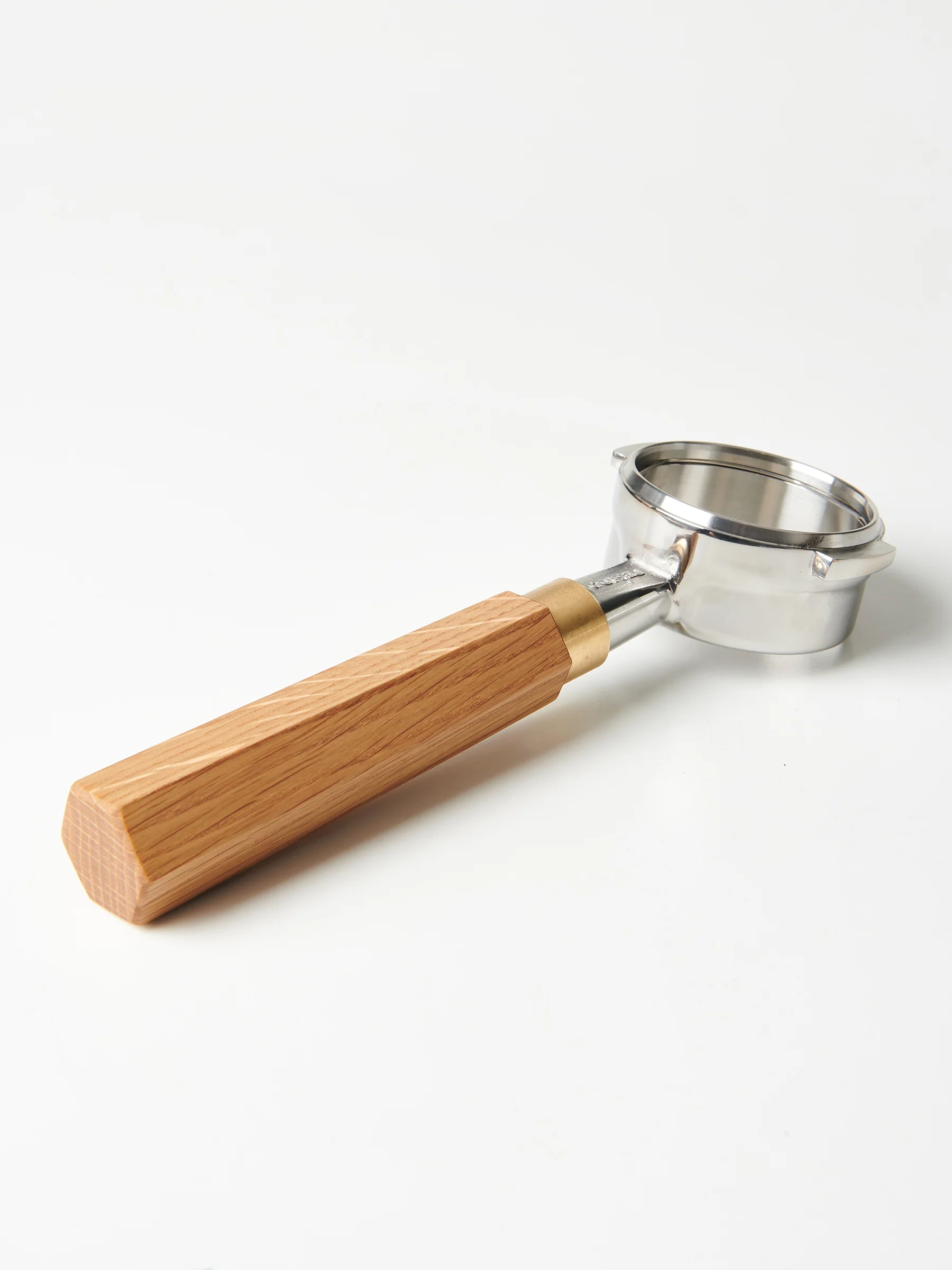 Wooden Hex Portafilter Handle with Ferrule - Image 5